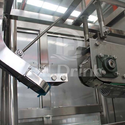 1500BPH 2 Kapak Açma Kafası 5 Galon Su Dolum Makinesi Döner Elektrik Motoru Sürücüsü