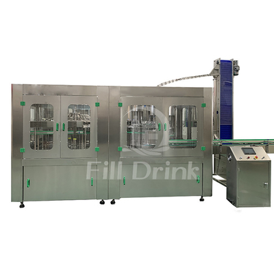 Hava Sızıntısı Olmadan PET Şişe Soda Gazı Dolum Makinesi Gazlı Soda Şişeleme Makinesi